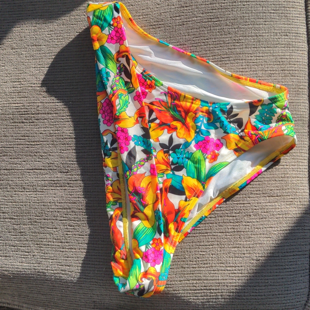 Victoria's secret tropical foldover cheeky bikini bottom